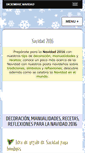 Mobile Screenshot of diciembrenavidad.com