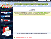 Tablet Screenshot of diciembrenavidad.com